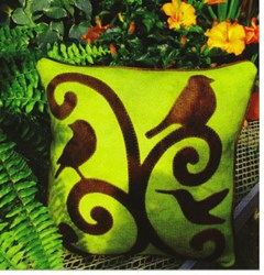 Pecking Order Pillow Wool Applique Kit