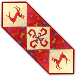 Reindeer Romp Table Runner Kit - Red