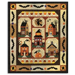 Sew Spooky Quilt All at Once Kit - EXACT FABRICS
