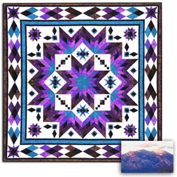 Taos (Frosty Winter) Block of the Month OR All at Once Queen/King Size Quilt