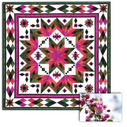Taos (Spring Flowers) Block of the Month OR All at Once Queen/King Size Quilt