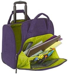Regal Suede All Purpose Rolling Tote
