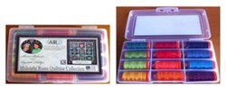 Midnight Roses Aurifil Thread Collection Pack