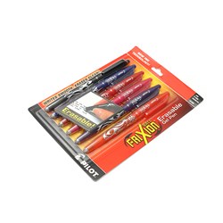 Frixion Pen Assortment 6 pack Fine Point