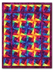 Star Fire Twin Size or Queen Size Quilt kit