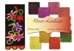 Limited Edition Desert Landscape Hand Dyed Wools Fat Sixteenth Bundle