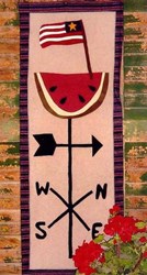 Watermelon Weathervane Pattern - Simple Woolen by Joined at the Hip