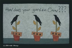 How does your garden Crow??? Pattern