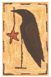 Starring Mr. Crow Needle Punch Pattern