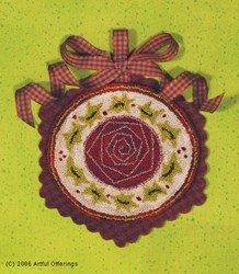 Christmas Rose Punchneedle Pattern
