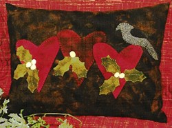 Holly & Hearts Pillow Kit