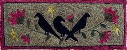 Three Old Crows Punch Needle Pattern