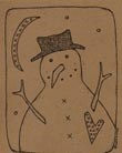 Cold Twigs Snowman Stitchery Pattern Collection #1