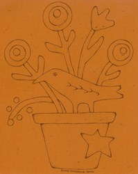 Potted Sunflower Stitchery Collection #2