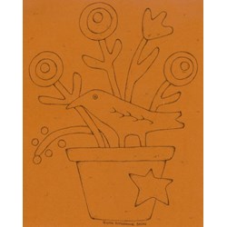 Potted Sunflower Stitchery Collection #2