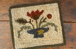 Folkart Blooms Rug Hooking Pattern