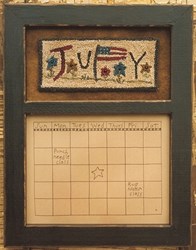 Calendar Series - July - Punch Needle Pattern