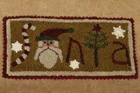 SANTA Punch Needle Pattern