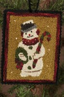12 Days of Snowmen - March - Punch Needle Pattern