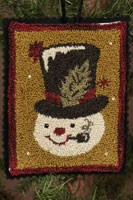 12 Days of Snowmen - June - Punch Needle Pattern