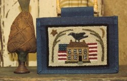 House on the Flag Punch Needle Pattern