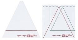 Triangle in a Square Ruler Set