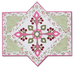 June's Hawaiian Cherries Jubilee Table Tosser - Optional Kit for Free Pattern