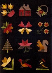 The Rainbow Forest Wool Applique Kit - All at Once