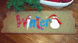 Winter Mat Pattern by Liberty Rose