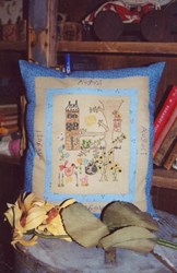 August - Month by Monty Stitcheries by Liberty Gardens