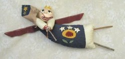 Liberty Angel <br>Folk Art Doll <br>by Sandy McKee of Liberty Gardens