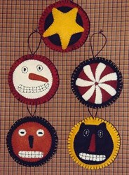 Trim The Tree Ornament Pattern <br>by Little Stitches