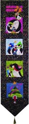 Penguin Charm Wallhanging Quilt Pattern<br>Mount ReDoubt Designs