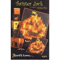 Twister Jack Wall Quilt Pattern by Need'l Love