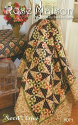 Rose Maison Quilt Pattern by Need'l Love