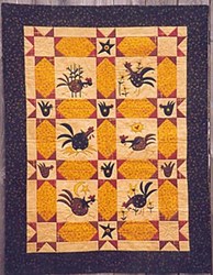 Do The Funky Chicken Quilt Pattern by Sandy Gervais of Pieces From My Heart