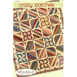 Crazy Patches Quilt Pattern by Terri Degenkolb by Whimsicals