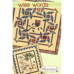 Wise Words Quilt Pattern by Terri Degenkolb by Whimsicals