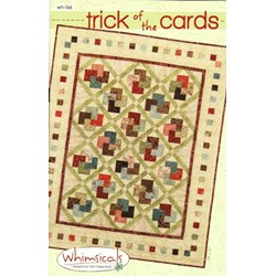 Trick of the Cards Quilt Pattern by Terri Degenkolb by Whimsicals
