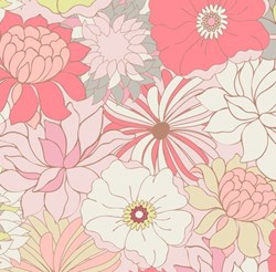 Coquette - Flower Bed Pale - by Patricia Bravo for Art Gallery Quilts