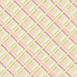 Coquette - Plaid Passion Beige - by Patricia Bravo for Art Gallery Quilts