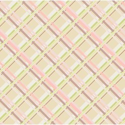 Coquette - Plaid Passion Beige - by Patricia Bravo for Art Gallery Quilts