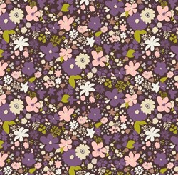 Coquette - Vintage Rush Brown - by Patricia Bravo for Art Gallery Quilts