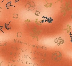 Oriental Collection Quilting Fabric in Red