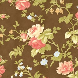 Breakfast At Tiffany's - Brown Floral