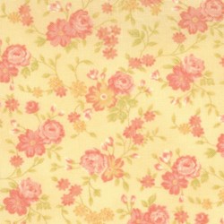 Breakfast At Tiffany's - Pink Roses on Gold