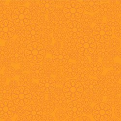Happier - Orange Tonal Daisies - by Deena Rutter for Riley Blake Designs