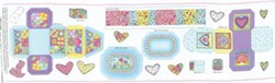 Heart To Heart II ValentineQuilt  Fabric - Panel - by Cheri Strole for Moda