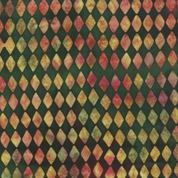 Hoffman Bali Batik - Mistletoe Diamonds