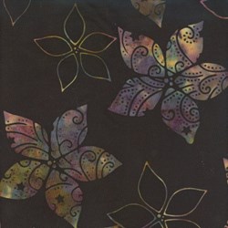 Hoffman Bali Batik - Sugar Plum Flowers